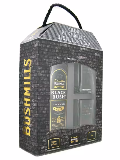 Bushmills Black Bush Glass Gift Pack 40% 70cl