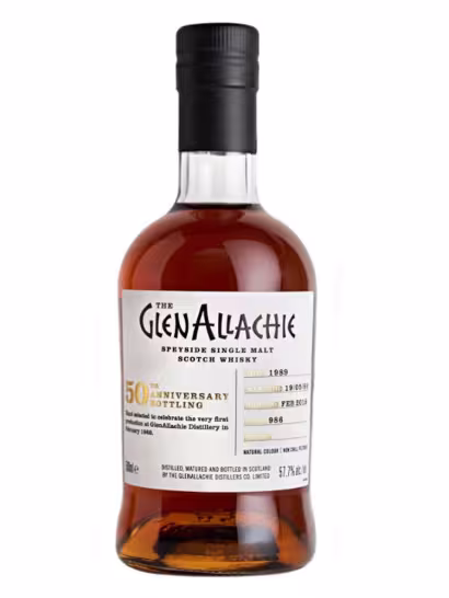 Glenallachie 1989 Cask # 986 50th Anniversary Release 57.7% 50cl