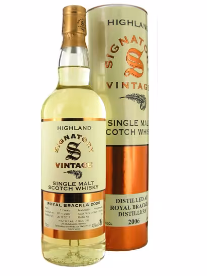 Royal Brackla 2007 Signatory Vintage 43% 70cl