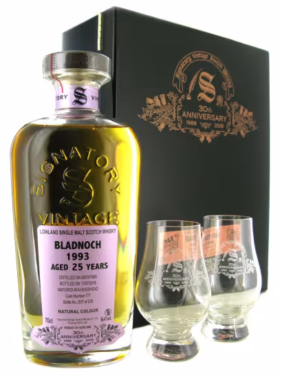 Bladnoch 1993 Cask #777 Signatory 30th Anniversary 54.4% 70cl