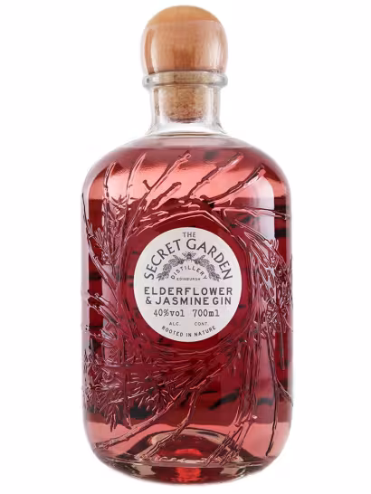 Secret Garden Elderflower and Jasmine Gin 40% 70cl