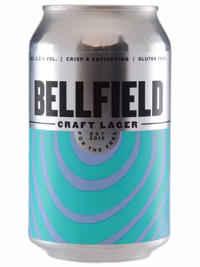 Bellfield Craft Lager Gluten Free 5.2% 33cl