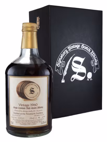 Rosebank 1960 32 Year Old Signatory Vintage 53.3% 70cl