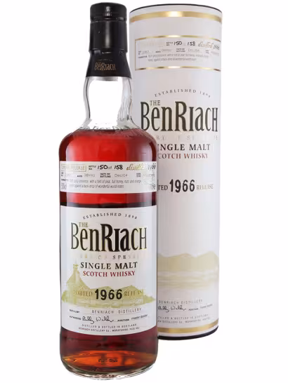 Benriach 1966 38 Year Old Single Cask #2382 Batch 1 50% 70cl
