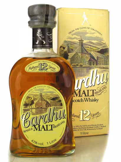 Cardhu 12 Years Old 1980s-90s 43% 1L
