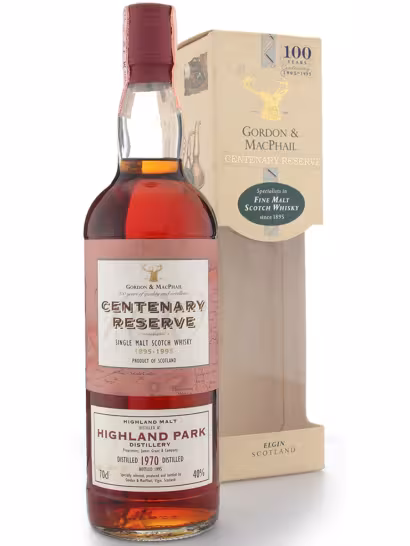Highland Park 1970 Gordon and MacPhail Centenary Reserve b.1995 40% 70cl