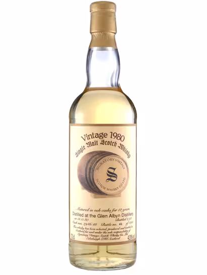 Glen Albyn 1980 12 Year Old Signatory Vintage #2946-48 43% 70cl