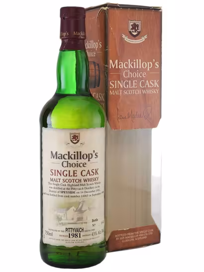 Pittyvaich 1981 b.1999 Mackillops Choice #14005 43% 70cl