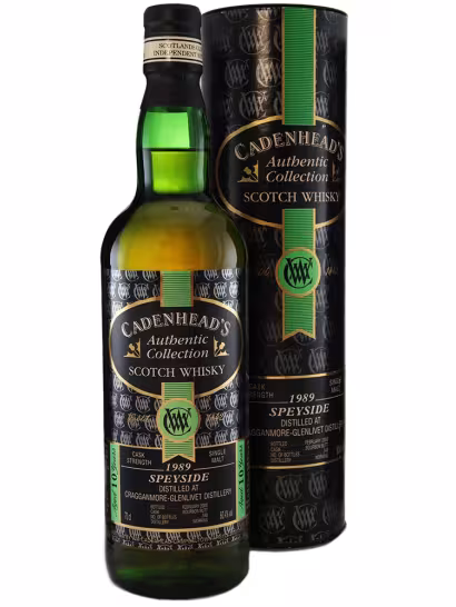 Cragganmore 1989 10 Year Old Cadenheads 60.4% 70cl