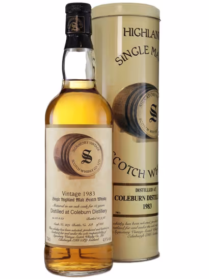 Coleburn 1983 15 Year Old Signatory Vintage 43% 70cl