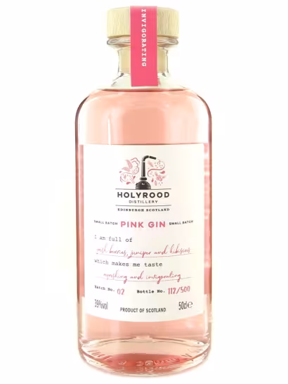 Holyrood Pink Gin 39% 50cl