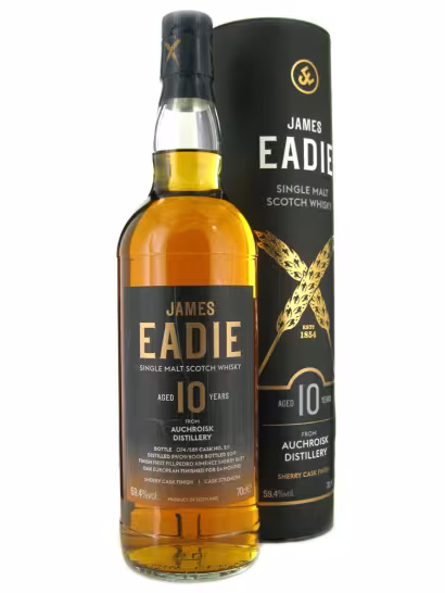 Auchroisk 10 Year Old James Eadie PX Butt Finish 59.4% 70cl
