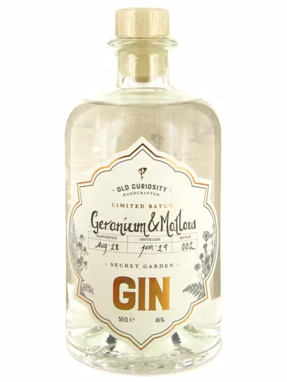 Secret Garden Geranium and Mallow Gin 39% 50cl