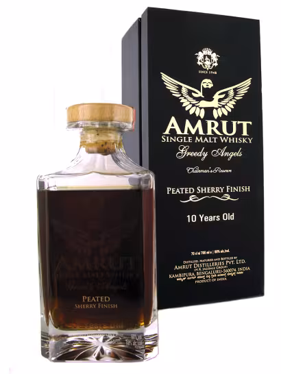 Amrut Greedy Angels 10 Year Old Peated Sherry Finish 60% 70cl