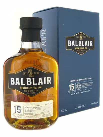 Balblair 15 Year Old 46% 70cl