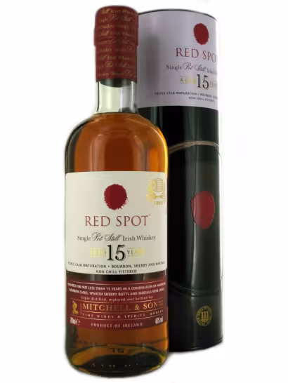 Red Spot 15 Year Old Single Pot Still Irish Whiskey 46% 70cl