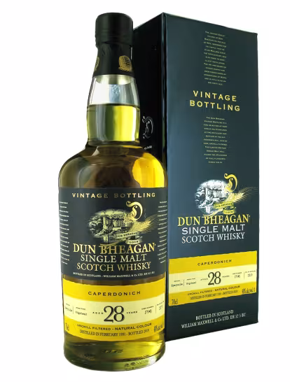 Caperdonich 1991 28 Year Old Dun Bheagan 48% 70cl
