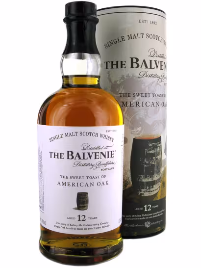 Balvenie 12 Year Old The Sweet Toast of American Oak 43% 70cl