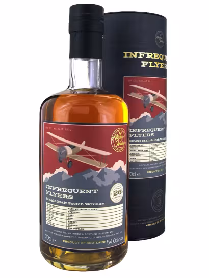 Glen Keith 1993 26 Year Old Infrequent Flyers 54% 70cl