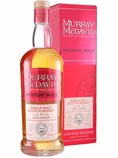 Safe Haven 9 Year Old Murray McDavid Koval Rye Matured 51.1% 70cl