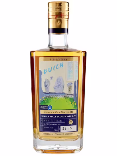 Duich Distilled At Tamdhu 9 Year Old Copper and Oak Fib Whisky 3 60.3% 70cl