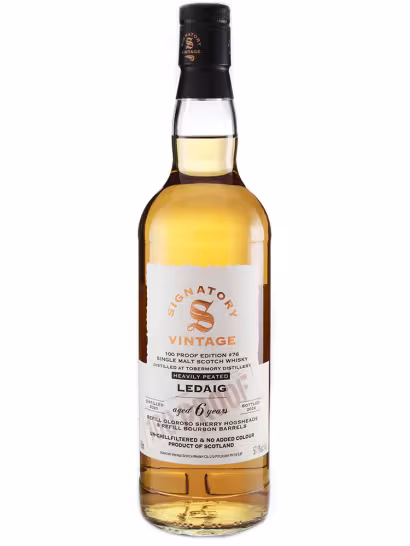 Ledaig 2020 6 Year Old Signatory 100 Proof 57.1% 70cl