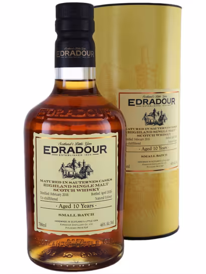 Edradour 2016 10 Year Old Sauternes Small Batch 46% 70cl