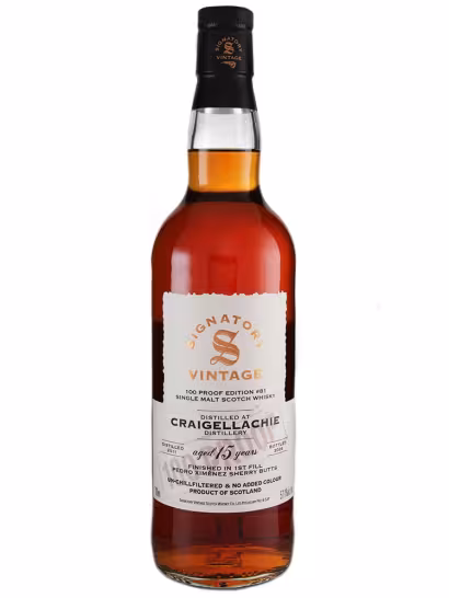 Craigellachie 2011 15 Year Old Signatory 100 Proof 57.1% 70cl