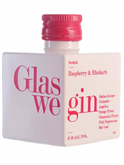 Glaswegin Raspberry and Rhubarb Miniature 5cl