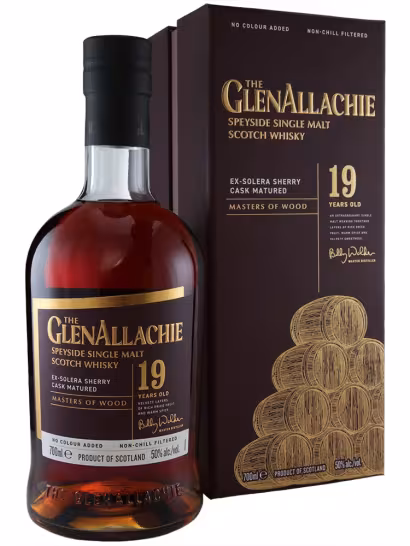 Glenallachie 19 Year Old Masters of Wood Ex Solera Cask Matured 50% 70cl