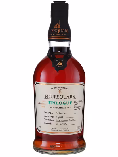 Foursquare Epilogue 19 Year Old Ex-Bourbon Cask Matured 57% 70cl