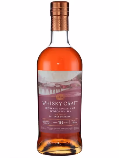 Pulteney 16 Year Old Whisky Craft Pinot Noir Finish 54.6% 70cl