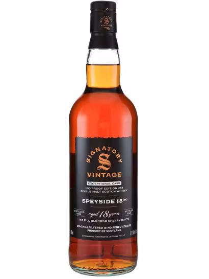 Speyside (M) 2008 18 Year Old Signatory 100 Proof #18 57.1% 70cl
