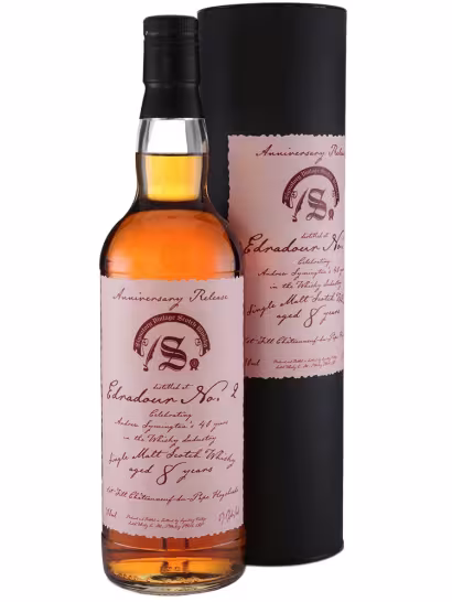 Edradour No 2 8 Year Old Andrews Anniversary FF Chateauneuf du Pape HHDs 57.1% 70cl