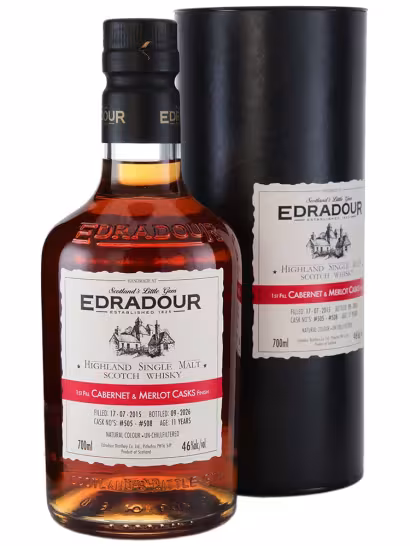 Edradour 2015 11 Year Old Michael Eppan FF Cabernet and Merlot HHD Finish 46% 70cl
