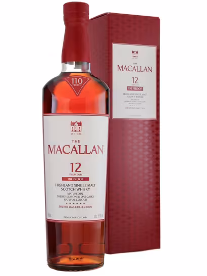 Macallan 12 Year Old Sherry Oak 110 Proof 55% 70cl