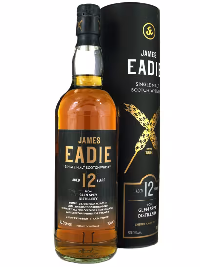 Glen Spey 12 Year Old James Eadie Palo Cortado Finish 60% 70cl