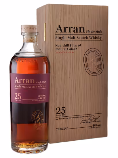 Arran 25 Year Old 46% 70cl