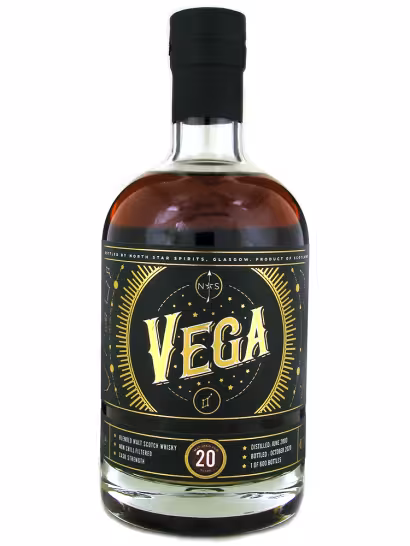 Vega 2000 20 Year Old Blended Malt North Star 43.5% 70cl