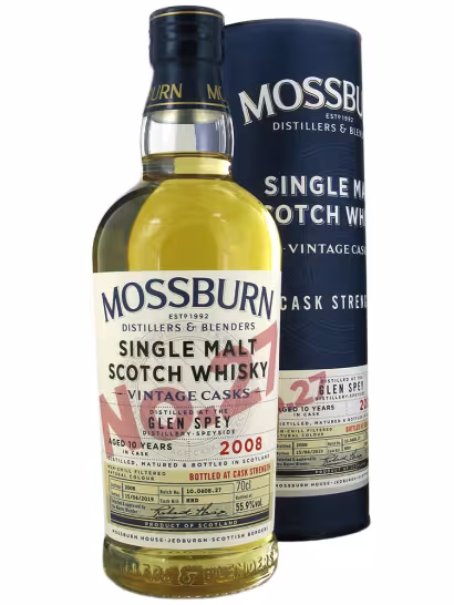 Glen Spey 2008 10 Year Old Mossburn Distillers 55.9% 70cl