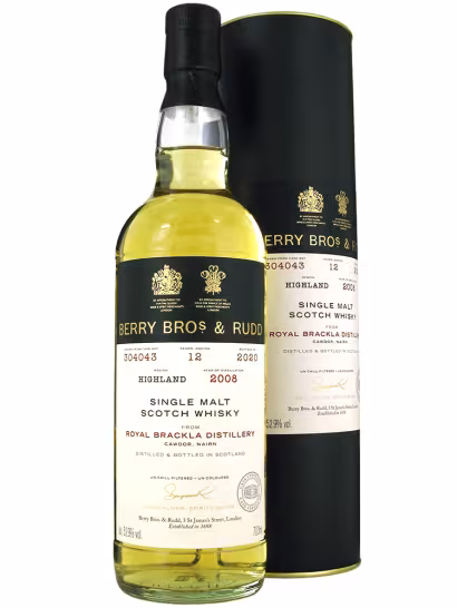 Royal Brackla 2008 12 Year Old Berry Bros & Rudd 52.9% 70cl