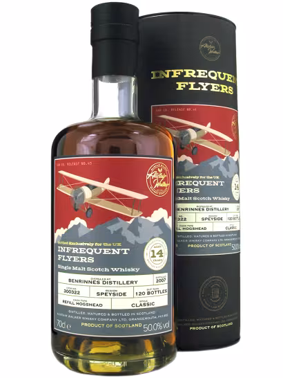 Benrinnes 2007 14 Year Old Infrequent Flyers UK Exclusive 50% 70cl
