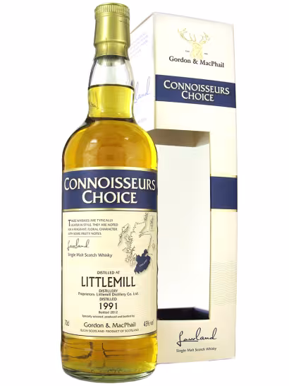 Littlemill 1991 21 Year Old Connoisseurs Choice 43% 70cl