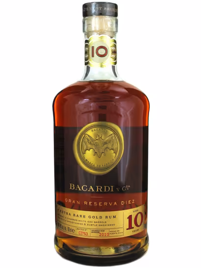 Bacardi 10 Year Old Gran Reserva Diez 40% 70cl