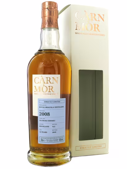 Royal Brackla 2008 12 Year Old Carn Mor 47.5% 70cl