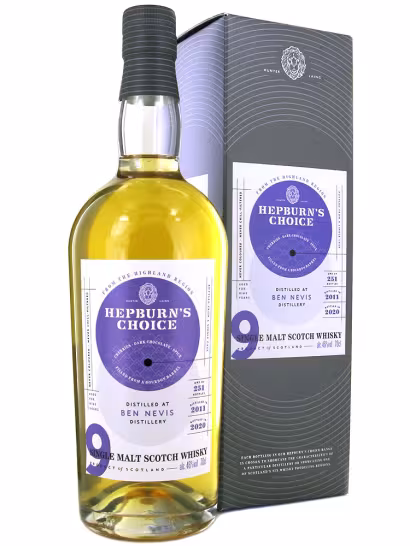 Ben Nevis 2011 9 Year Old Hepburns Choice 46% 70cl