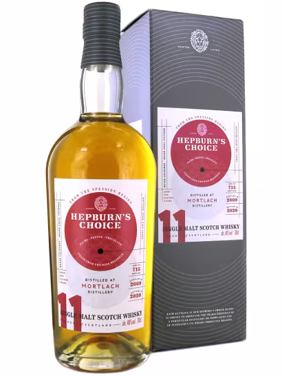 Mortlach 2009 11 Year Old Hepburns Choice 46% 70cl