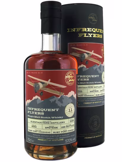 Glentauchers 2009 11 Year Old Infrequent Flyers Port Finish 57% 70cl