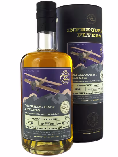 Linkwood 2006 14 Year Old Infrequent Flyers Virgin Oak Finish 54% 70cl