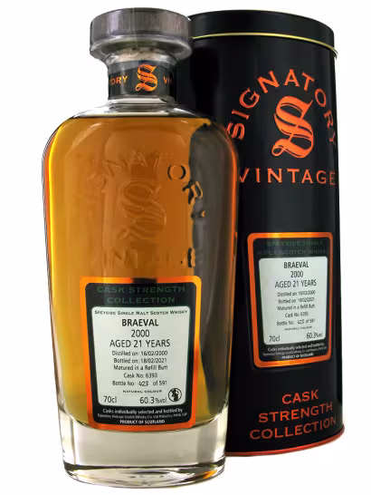 Braeval 2000 Signatory Vintage Cask Strength 70cl